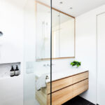 Interior,Photography,Of,A,Modern,Bathroom,With,Timber,Wall,Hung